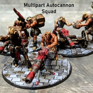 beastmen space multipart autocannon squad downtown3d Tabletop Characters & Creatures beast games gaming guard kit mini model wargaming heavy miniature weapons imperial modelkit tabletop infantry 28mm team astra tabletopgames imperialguard militarum guardsmen heavyweapons heavyweaponsteam 3d print model - Mito3D