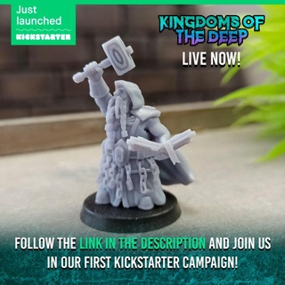 free stl dwarf rune master kingdoms deep stranger print Tabletop Characters & Creatures Fantasy Universe army kickstarter rpg wargames role dungeonsanddragons tabletop wargame d&d 28mm 32mm dungeons&dragons 9thage aos roleplayinggame 5ed strangerprint kingdomsofthedeep runemaster 3d print model - Mito3D