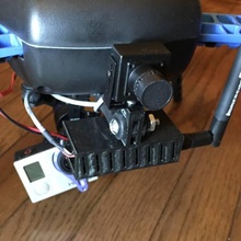 fpv Kamera Sender montieren 3dr iris gadgets Elektronik mount Drohnen fatshark immersionrc 3d print model - Mito3D