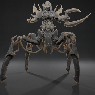 karanlık ustası deli minis iblis 40k kadın Warhammer örümcek Mecha kötü mekanik nsfw değişti tamirci ele geçirilmiş hq dönüştürülmüş lusmon sfw teknisyen 3d print model - Mito3D