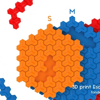 puzzle escher cubi Franco cheung giocattoli Giochi ottico illusione cubo giocattolo 3d print model - Mito3D