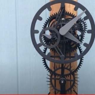 danila erofeev Home & Garden Homeware Clocks Education University Engineering Science Mechanical engineering clock 3d print model - Mito3D