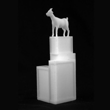 goat kenny hunter london scan symbol sculture migration spitalfields transience twentyfirstcentury 3d print model - Mito3D