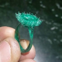 anello contorno cestino bijoux montatura cestinoottagonale 3d print model - Mito3D