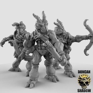 thri-kreen bows pre supported duncan shadow Tabletop Characters & Creatures Fantasy Universe Store archer bug fantasy insect rpg dungeonsanddragons ant dnd folk pathfinder tabletopgames anthropomorphic ttrpg anthro thrikreen 3d print model - Mito3D
