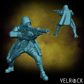 tempest guardsman ghost 2 female presupported velrock art miniatures Toys & Games Tabletop Characters Creatures Fantasy Universe Board Store 40k guard soldier trooper unit wargaming warhammer destiny scifi ranger wargame commando imperial supported 3d print model - Mito3D