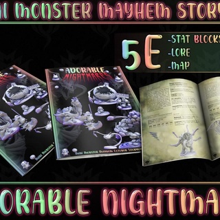 dragons dream slaughtered sheep stat blocks encounter lore map mini monster mayhem Tabletop Characters & Creatures Fantasy Universe PDF fantasy gaming horror rpg miniature module block tabletop d&d adorable dnd nightmares 5e dracolich storyline 3d print model - Mito3D