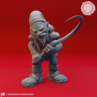 redcap - tabletop miniature yasashii kyojin studio Tabletop Characters & Creatures Fantasy Universe demon creature monster evil gnome dnd pathfinder fey aos ttrpg 3d print model - Mito3D