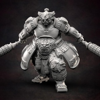 orc tank 02 red clay collectibles Store japanese 3d print model - Mito3D