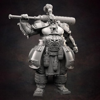 orc tank 03 red clay collectibles Tabletop Characters & Creatures Fantasy Universe Store japanese 3d print model - Mito3D