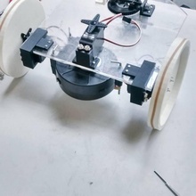moteur crochets gauche robots gadgets l'électronique support 3d print model - Mito3D