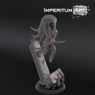 liliya master gladiator imperitumart Tabletop Characters & Creatures Fantasy Universe Store 40k dark scifi elves wh40k drukhari 3d print model - Mito3D