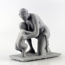 madre hijo resselpark viena scan escultura niño 3d print model - Mito3D