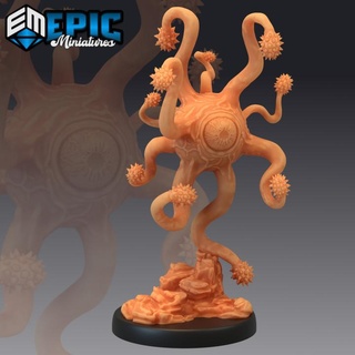 true virus giant corona eye infectious creature epic-miniatures Store fantasy medieval monster rpg warhammer sla enemy tabletop dungeon dnd pathfinder npc pre-supported supported pre 3d print model - Mito3D