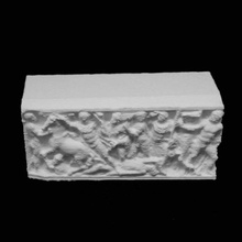 sarcophagus lid getty villa los angeles scan 3d print model - Mito3D