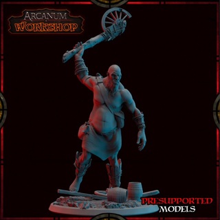 giant attack arcanum workshop Tabletop Characters & Creatures Store creature epic fantasy miniatures troll wargaming warhammer tabletop dungeon dnd 3d print model - Mito3D