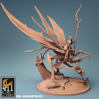 dragonfly cavalry lord print  Store creature dragon dragonfly insect cavalry  3d print model - Mito3D