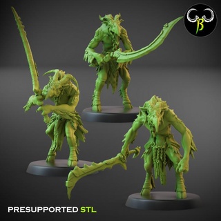 avian raider heavy weapon set claybeastcreation Tabletop Characters & Creatures Store demon beast bird fantasy horror chaos 3d print model - Mito3D