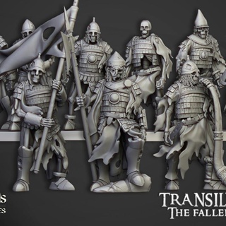 skeleton boyar guard - highlands miniatures Tabletop Characters & Creatures Store undead vampire grave age wargame 28mm warriors 9th 32mm tombs vampires reforged transilvanya boyars 3d print model - Mito3D