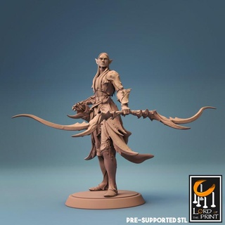 elf warrior bow lord print Tabletop Characters & Creatures Store insect 3d print model - Mito3D