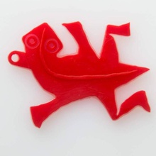 mc escher lizard pendant jewellery jewellerycompetition tesselation mcescher 3d print model - Mito3D