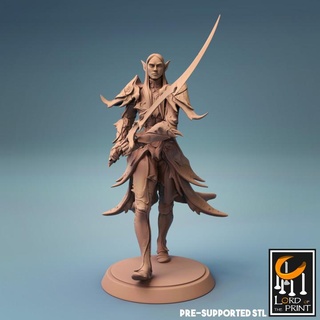 elf warrior sword walk lord print Tabletop Characters & Creatures Store insect 3d print model - Mito3D