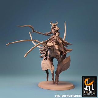 leaf walker cavalry captain lord print Tabletop Characters & Creatures Store elf insect 3d print model - Mito3D