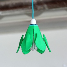 flora verde lamp shade & garden lampshade design modern 3d print model - Mito3D