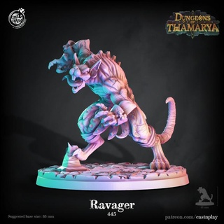 ravager pre-supported cast n play Tabletop Characters & Creatures Fantasy Universe Store fantasy rat dnd ratfolk castnplay presupported ratmen 3d print model - Mito3D