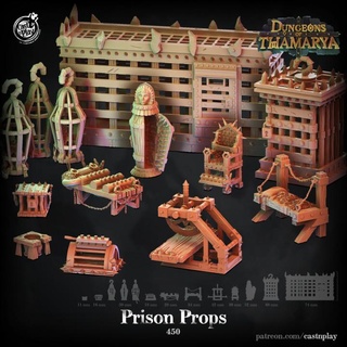 prision props pre-supported cast n play Tabletop 3D Printable Terrain Store dungeons fantasy prop dungeon dnd bits prison castnplay presupported thamarya suffering 3d print model - Mito3D