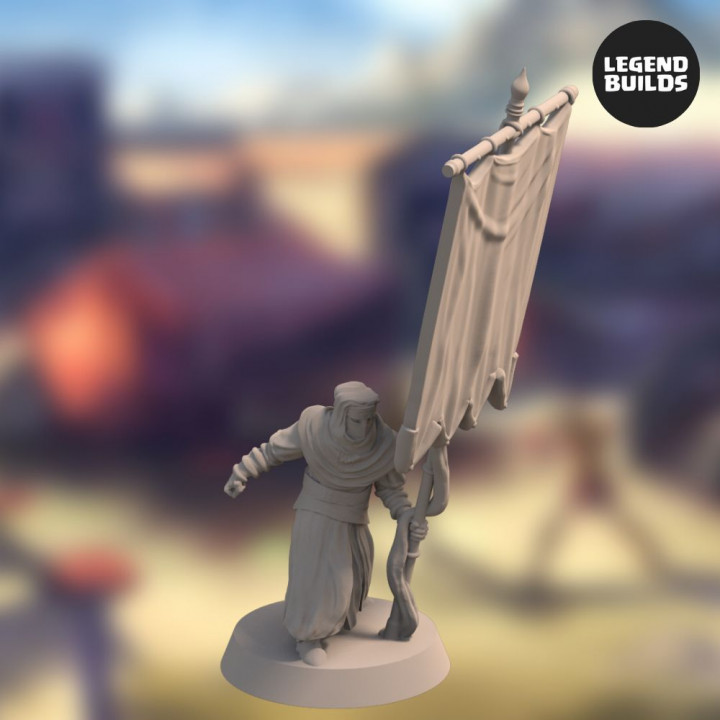 culto vassalos pose 2 miniatura stl Arquivo legendbuilds tampo mesa personagens criaturas exército dragões masmorras fantasia rpg soldado jogos guerra ttrpg 3D print model - Mito3D