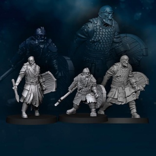 3x dead spirits davale games Tabletop Characters & Creatures orc 3dprint dwarf patreon humans davalegames 3d print model - Mito3D