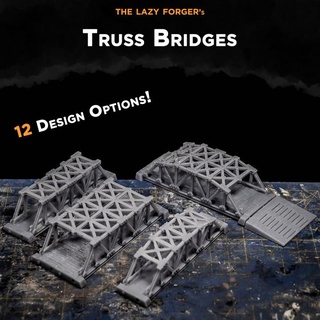 makas köprüler tembel İşlemek masaüstü 3D yazdırılabilir arazi mağaza epik Sanayi modern yol Ulaşım savaş oyunları minyatür köprü Demiryolu bilimkurgu oyunu demiryolu 6mm 10mm 15mm post apoc 3d print model - Mito3D