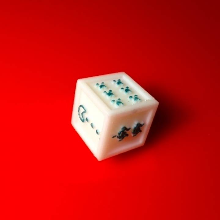 videogame dice tabletop game 3D print model - Mito3D