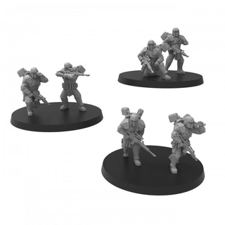 roman snipers - presupported thatevilone Tabletop Characters & Creatures futuristic jet modern rome scifi drop infantry pack elite jump 28mm rifles spotter troops severan militia cults marian 3d print model - Mito3D