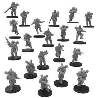 roman principe - presupported thatevilone Tabletop Characters & Creatures futuristic jet rome grenade rifle carbine launcher scifi drop infantry pack jump airborne 28mm dynamic lmg militia cults moden 3d print model - Mito3D
