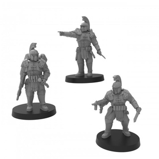 roman consuls - presupported thatevilone Tabletop Characters & Creatures futuristic jet modern rome commander scifi gladius drop crest smg pack jump airborne 28mm officer troop hq militia cults 3d print model - Mito3D