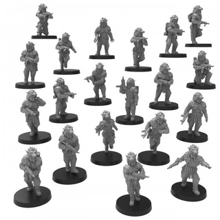 roman velite - presupported thatevilone Tabletop Characters & Creatures futuristic modern rome wolf scifi drop infantry hood 28mm troop severan militia cults conscripts marian smgs recruits inexperienced levy 3d print model - Mito3D