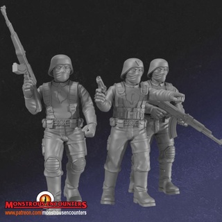 veneno soldados monstruoso encontros tampo mesa personagens criaturas loja modular sci fi soldado Soldado joe cobra 80s gi 3d print model - Mito3D