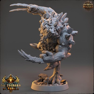 insalata blu skyborn Aquila alba miniature tavolo personaggi creature draghi dungeon wargaming 3d print model - Mito3D