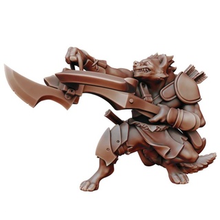 gnoll arbalest manuel boria Tabletop Characters & Creatures archer dragons dungeons fantasy warhammer miniature dnd hyena bowman crossbowman 3d print model - Mito3D