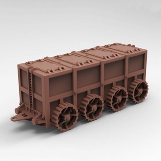container wagon tesseract tomb Tabletop Vehicles & Machines Store 40k carrier terrain train necromunda fallout tabletop wargame cargo 28mm warhammer40k scenery 3d print model - Mito3D