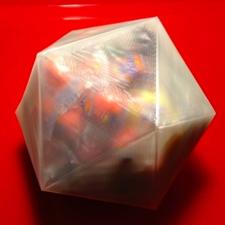 icosaedro jawbreaker trappola l'istruzione 3D print model - Mito3D