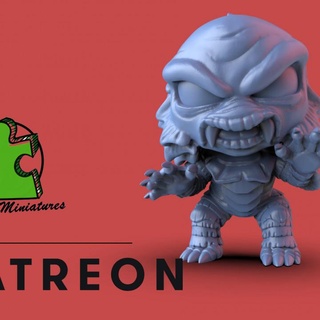 lake creature black lagoon celia fermoselle Tabletop Characters & Creatures Store miniatures monster chibi blacklagoon hollywoodmonster 3d print model - Mito3D