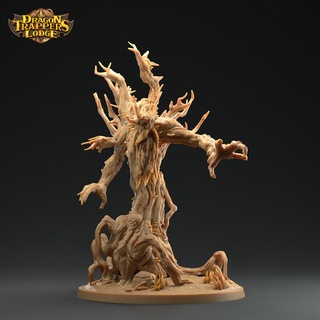 treant - ent presupported dragon trappers lodge Tabletop Characters & Creatures Fantasy Universe battle boss creature fantasy forest monster rpg tree beard european tabletop dnd sentient opr feywild unseelie 3d print model - Mito3D