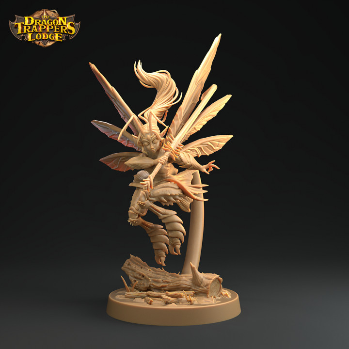 laureth hada trampero presupuesto continuar tramperos presentar mesa caracteres criaturas fantasía universo Tienda mazmorras combatiente héroe insecto rpg alas personaje europeo volador dnd hadas vidente fae feywild 3D print model - Mito3D