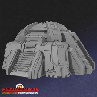 sc bunker 1 monstruoso encontros tampo mesa 3D imprimível terreno Sci Fi 40k construir sci fi Estrela starcraft 3d print model - Mito3D