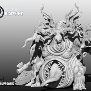 lord gargant ultimate stand'art painting Tabletop Characters & Creatures Fantasy Universe demon battle boss fantasy god horror monster sci-fi warhammer miniature prince daemon wargame chaos ugly massive plague fat nurgle unclean 3d print model - Mito3D