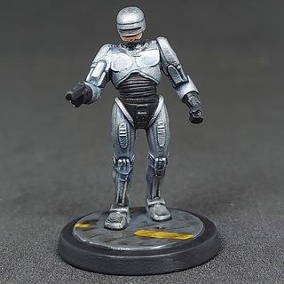 moderno sobrevivente Series 14 robô Policial pre supported miniaturas colossais robocop 3d print model - Mito3D