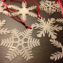 fiocco neve ornamenti giardino 3d print model - Mito3D